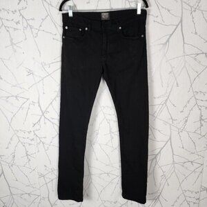 The Kennedy Denim Co Black Wash Mid Rise Skinny Jeans